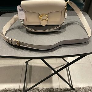 Coach Polished Pebble Leather Tabby Shoulder Bag